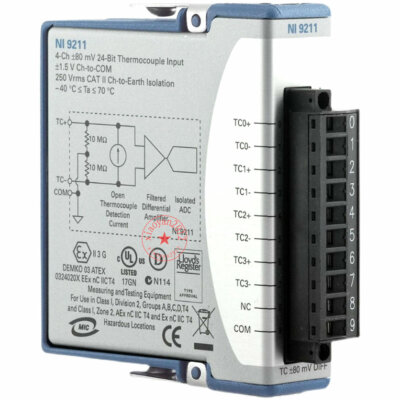 National Instruments NI 9211 NI-9211 cDAQ Temperature Thermocouple ...
