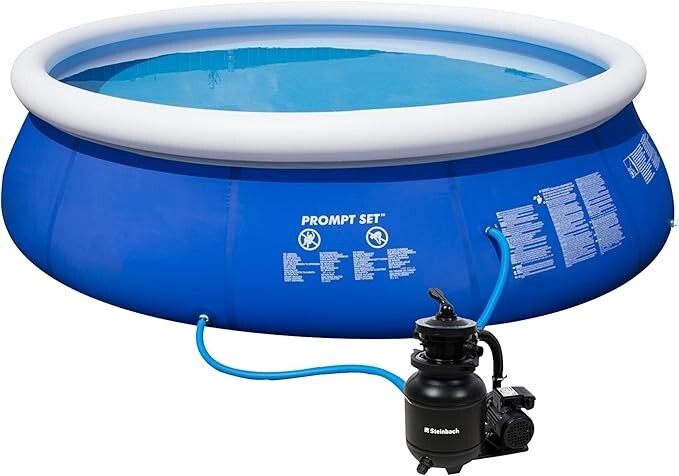 Steinbach Piscina Instalada Speed Up Pool Quick Up Poolset Tamaño 366x84 cm