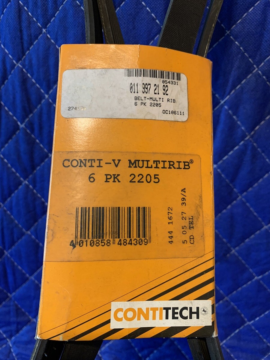 NEW Continental Contitech Serpentine Accessory Drive Belt 6K2205  