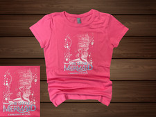 Broadway Musical Little Mermaid T-Shirts (DOUBLE PACK, same size) PINK Youth Med