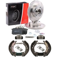 Maxgear Bremsscheiben 240Mm Radlager BeläGe Bremsbacken Hinten Satz FüR Clio 3