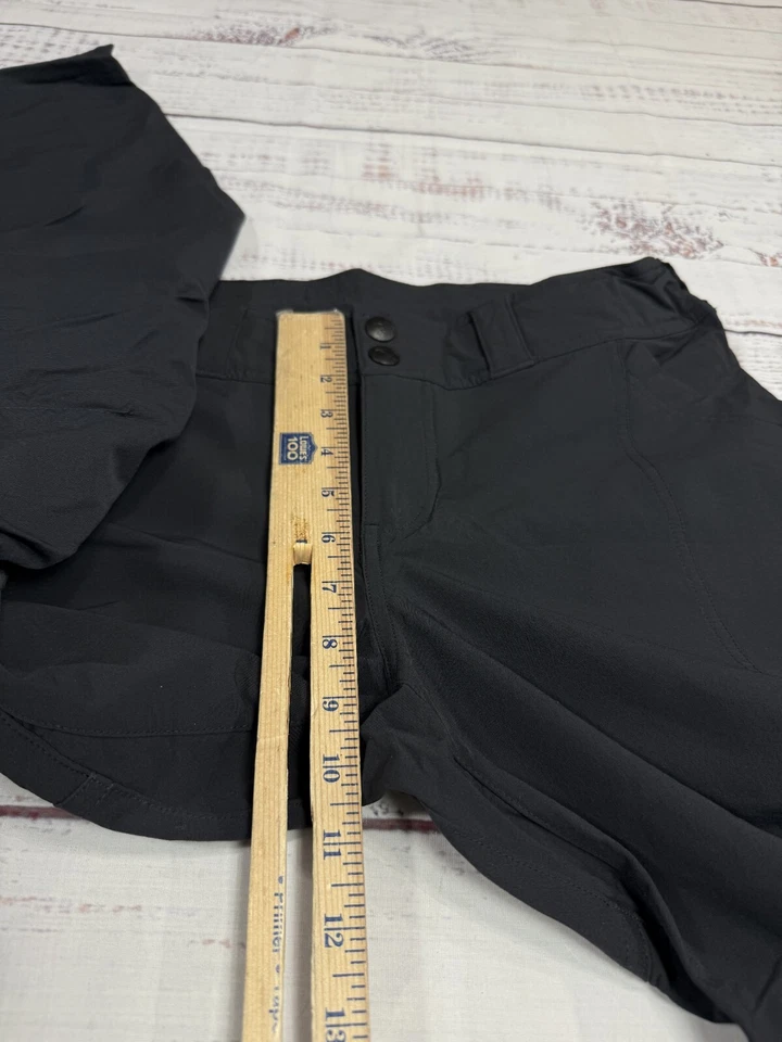 Pantalones negros para mujer Rei de senderismo al aire libre mezcla de nailon talla 10 PET Foto 3 de 4