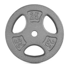 New 25 lb 1? Barbell Plate CAP Weightlifting Single Plate Exercise Workout Home
