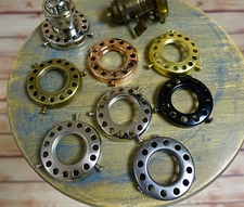 2-1/4" Fitter - Uno Threaded Shade Holder, Stamped Brass - Socket Sold Separate