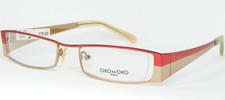 OKO by OKO Paris ID5 C15 RED /BRASS EYEGLASSES GLASSES FRAME ID 5 49-19-135mm