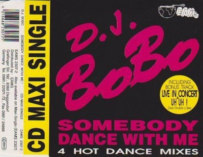 DJ Bobo Somebody dance with me (#eams2307) [Maxi-CD]