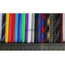 2-10m 6MM Wide TIGHT Braided PET Expandable Sleeve Cable Wire Sheath Mesh Loom