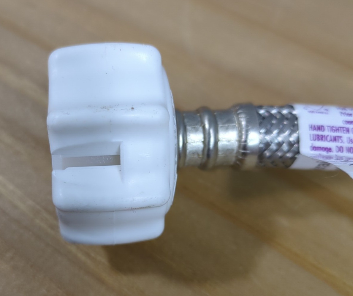 Sharkbite 1/2 X 7/8 X 16In Brass Click Seal Toilet Connector Y1/Y2