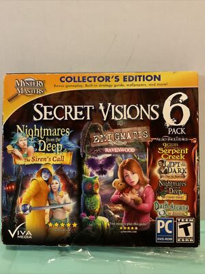   Secret Visions 6 Pack Collector's Edition - FACTORY SEALED FREE SHIPPING 
