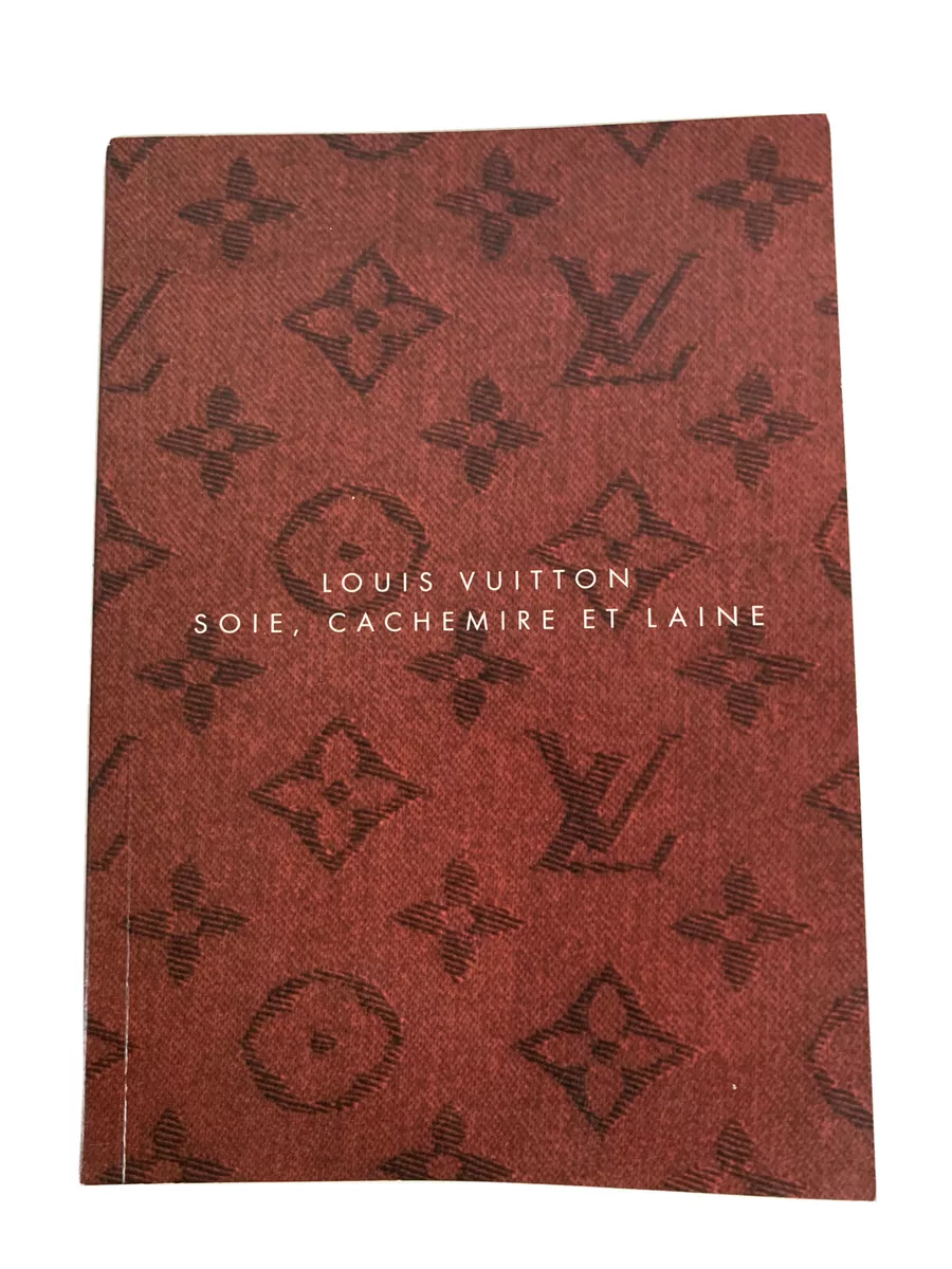 Louis Vuitton Le Catalogue Book Catalog / Soie, Cashmere, Wool Silk Look  Book