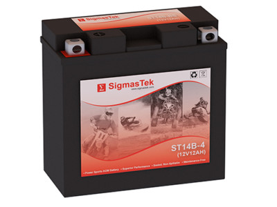 Power Max GT14B-4 Battery - Replacement SigmasTek Battery 