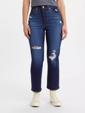 Levi's  Women's Ultra-High Rise Ribcage Straight Jeans Buttonfly