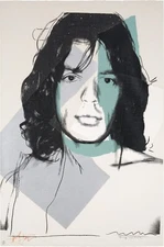 ANDY WARHOL Surrealism Art Poster or Rolled Canvas Print "MICK JAGGER"
