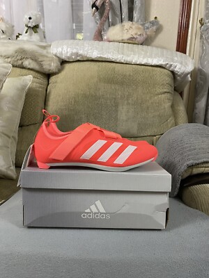 Adidas The Indoor Cycling Shoes Trainers Pink White BNIB Size