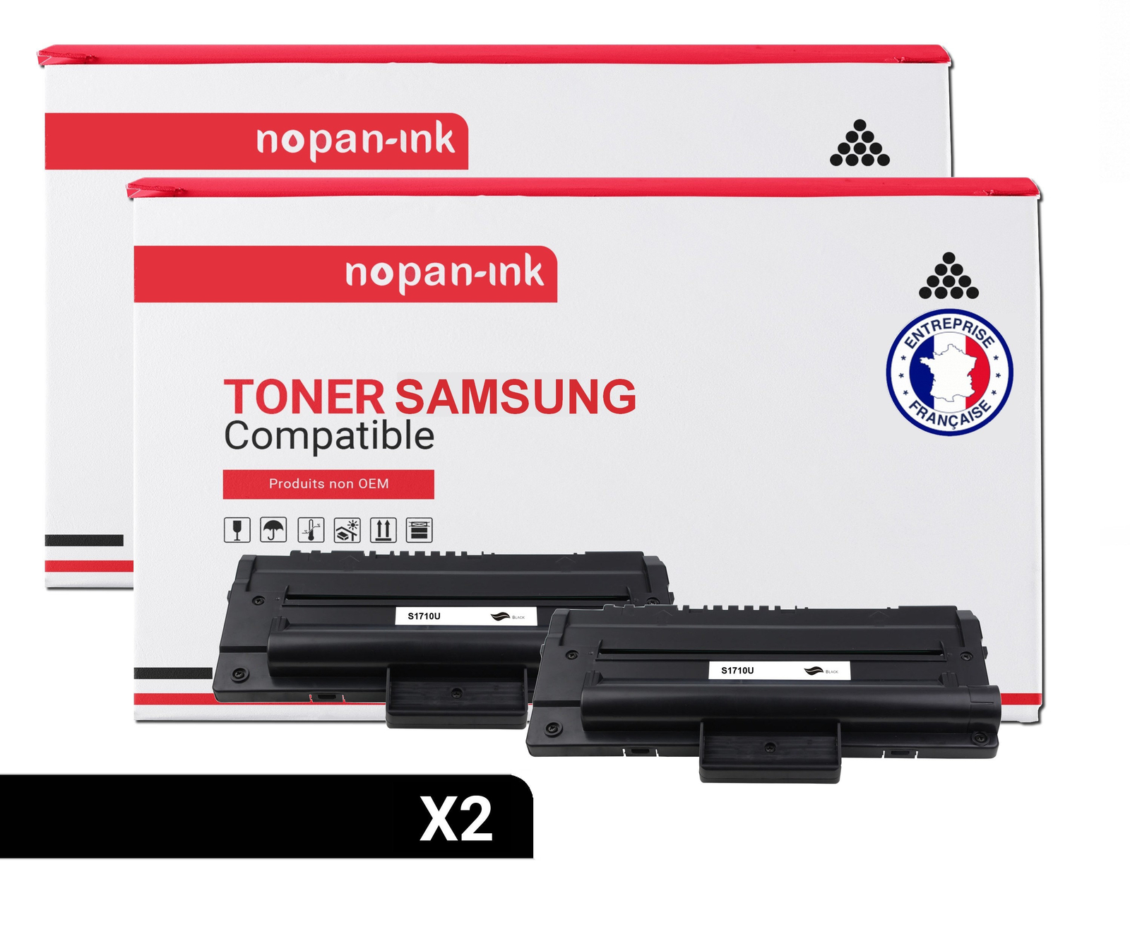 Toner SAMSUNG ML-1710D3 ELS à séchage instantané NOPAN-INK noir pour laser