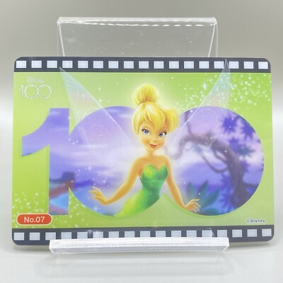 Peter Pan Tinkerbell Disney 100 Trading Clear Card Japanese
