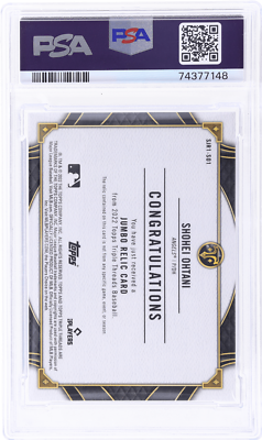 2022 Topps Triple Threads Shohei Ohtani Single Jumbo Relic Emerald