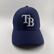 NEW ERA 39Thirty 3930 Tampa Bay Rays Baseball Hat Cap Fitted Men  s M-L Blue MLB