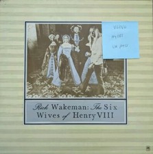 Rick Wakeman The Six Wives Of Henry VIII Vinyl Record LP VG/VG AMLH 64361 1973