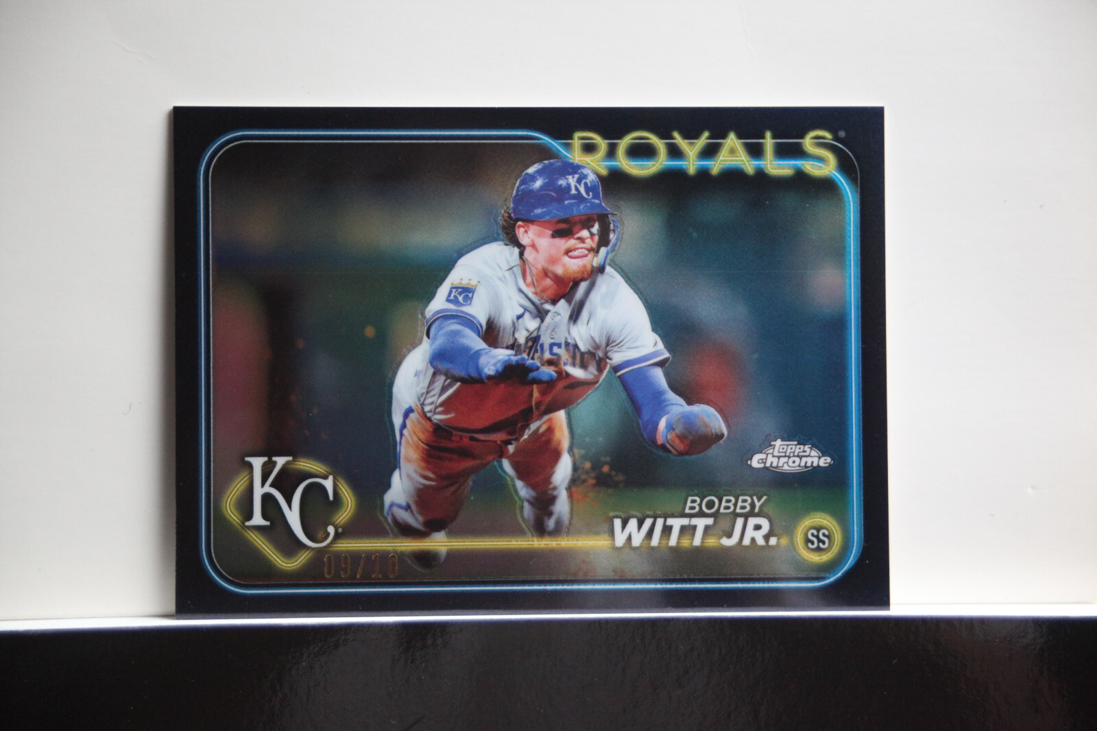 2024 Topps Chrome Bobby Witt Jr. #120 BLACK Refractor /10 MINT