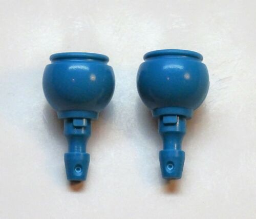 2 x Head Blue Blank Unprinted - Very Rare! Playmobil to Alien Magic Space - Picture 3 of 3