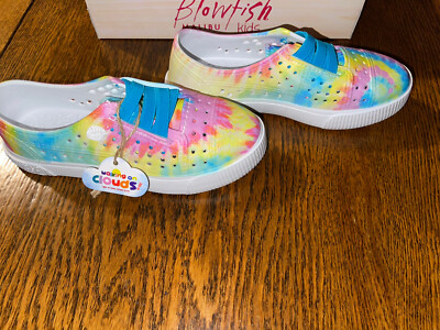 Blowfish Malibu Pastel Tie Dye Kids Girls Youth Rio Slip On Water