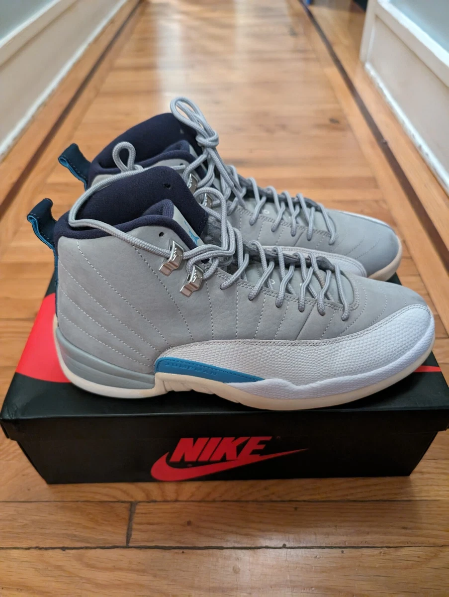Preços baixos em Jordan 12 Retro Grey University Blue | eBay