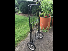 Shopping Cart Folding Flea Market Grocery Cart 4 Wheels Light sturdy