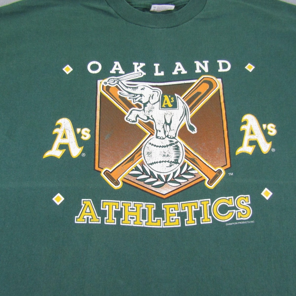 希少USA製　80S VINTAGE OAKLAND ATHLETICS XL VINTAGE MLB OAKLAND ATHLETICS TEE SHIRT 1990S SIZE XL