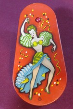 Vintage T.Comm Tin Noise Maker, Party Favor. Mardi Gras, SP1