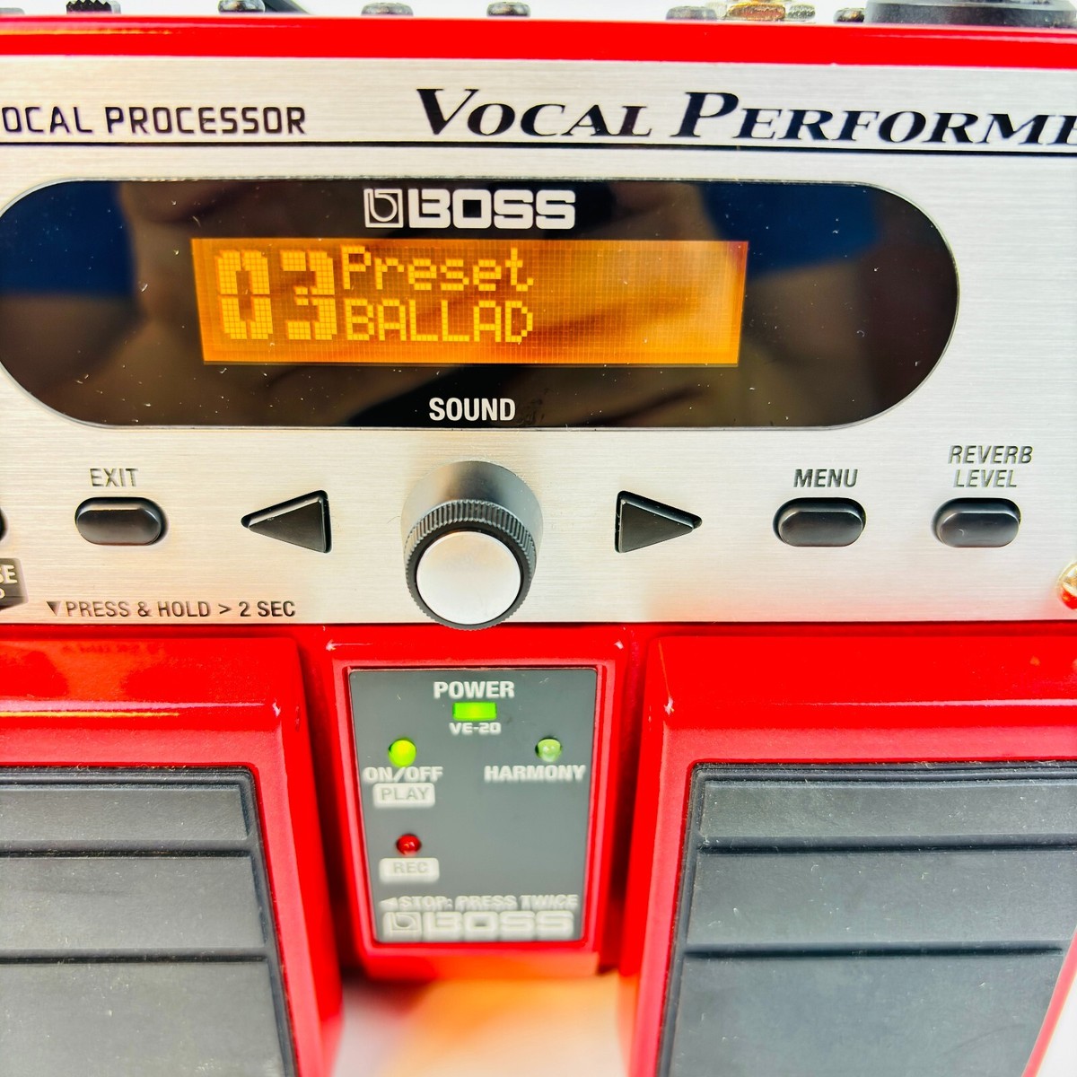 Boss VE-20 Vocal Performer Effects pedal for Vocal Multi