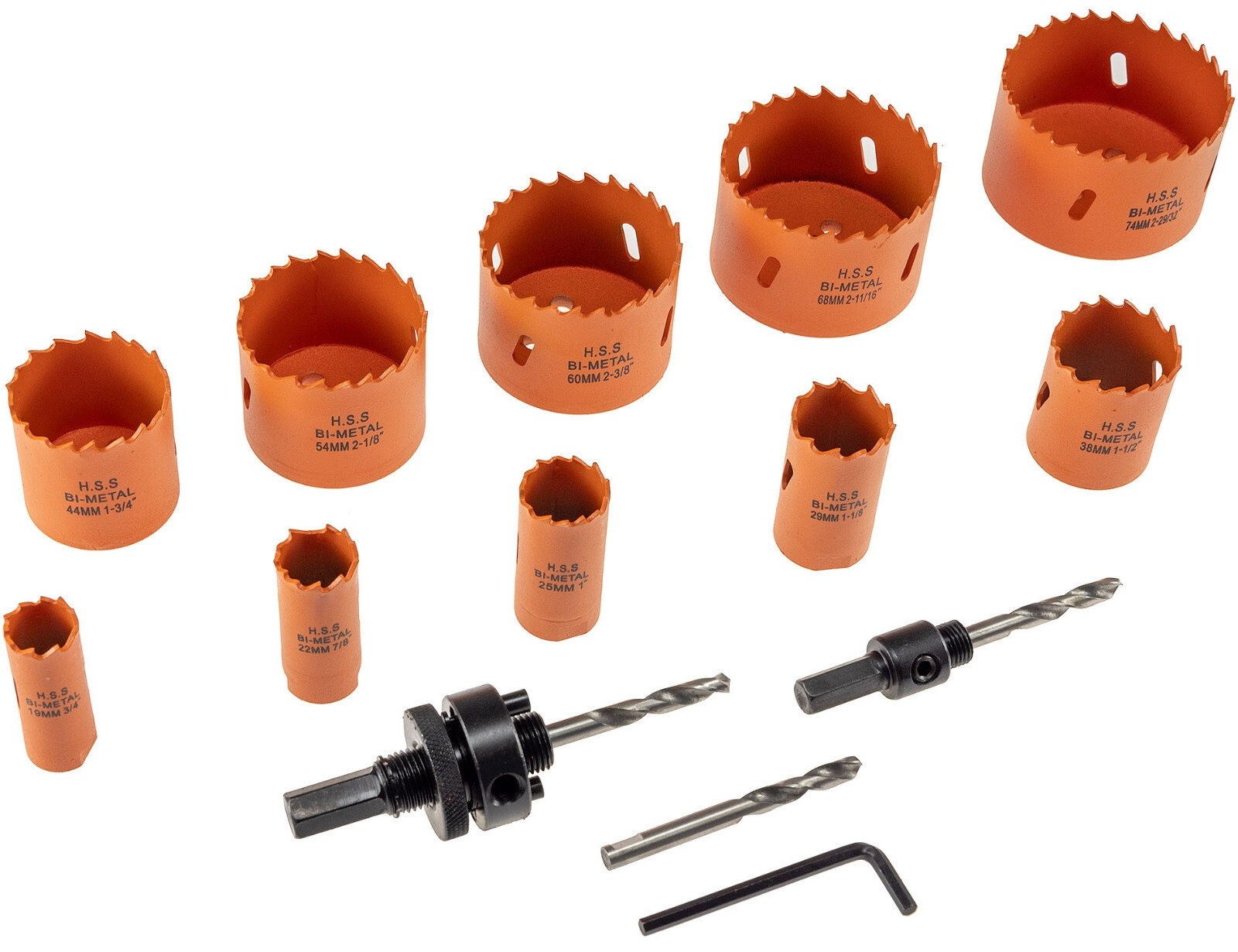 ChiliTec Profi 19-74mm Lochsägen Set mit Transportkoffer - 15  