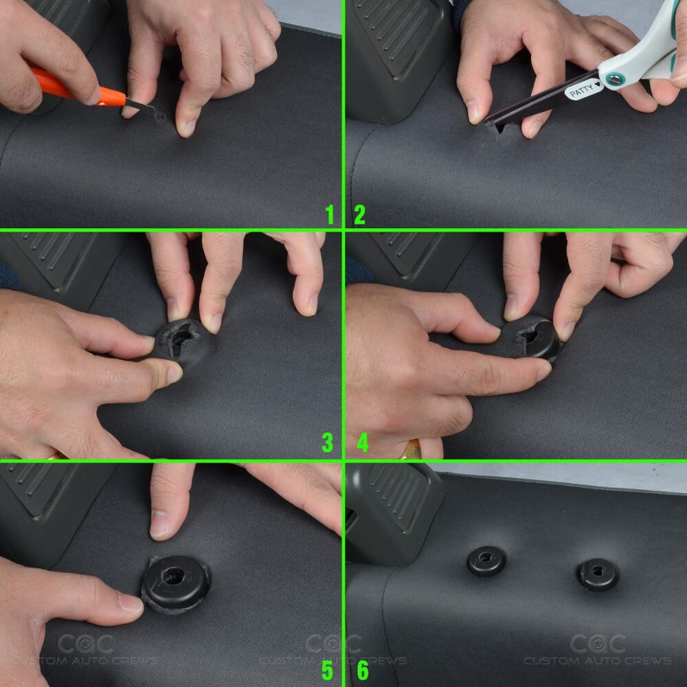 FERRARI MONDIAL 83-85 LEATHER-LIKE CUSTOM FIT MADE 2 FRONT SEAT COVERS 13 COLORS