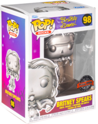 Funko POP! Rocks Britney Spears I'm A Slave 4U #98 SE Exclusive Metallic
