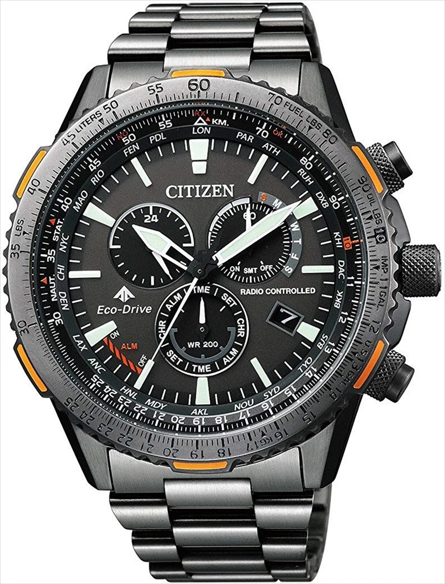 Citizen eco top drive flight watch