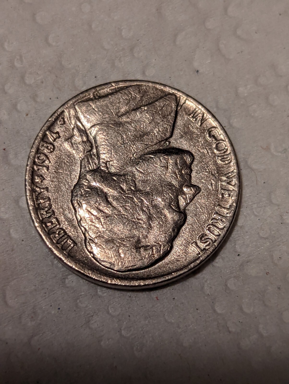 1984 P Jefferson Nickel Close Rim Error | eBay