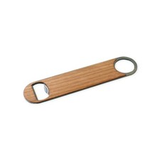 Holz Flaschenöffner, Edelstahl, 18 cm - Barzubehör