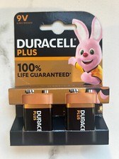 Image of Duracell 9V Batteries Plus Power Alkaline Long Lasting MN1604 Far Expiry