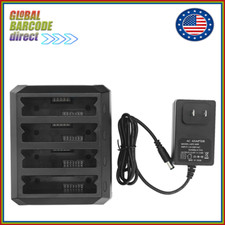 For Zebra Motorola TC51 TC56 TC52 TC57 4-Slot Battery Charging Cradle Adapter