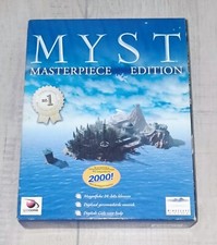 MYST MASTERPIECE EDITION 1999 BIG BOX COMPLETE ENG MANUAL  VIDEO GAME INSERTS