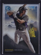 2018 BOWMAN CHROME PEAKS OF POTENTIAL INSERT COLTON WELKER #PP-CW ROCKIES