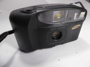 Samsung Ff-222 Compact Film Camera - Black  point and shoot camera tested works