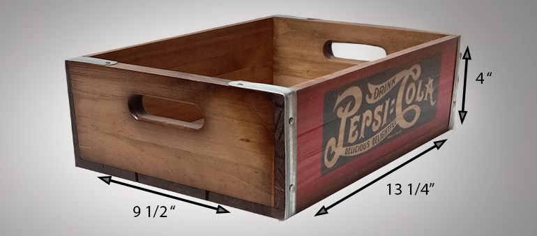 Vintage Style Pepsi Crate / Wooden Pepsi Tray #7002 | eBay