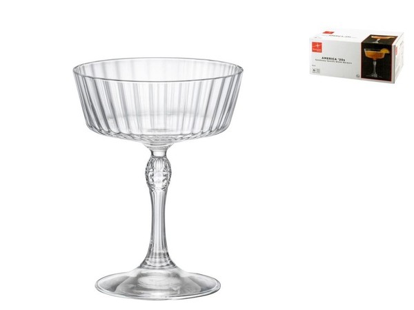 Bormioli Rocco Set Mit 6 GläSern Aus Klarem Glas Modell America ’20 Fizz-image
