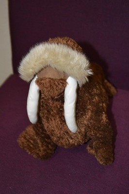 Sea World Walrus 13  Plush Stuffed Toy Animal Brown Tusks Children's Soft A2