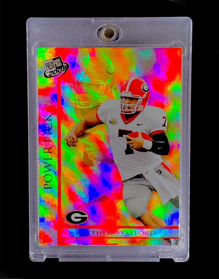 КАРТОЧКА ДЕБЮТАНТА МАТТЬЮ СТАФФОРДА ПЕРЕЛИВАЮЩАЯСЯ РАДУЖНАЯ ФОЛЬГА RC 2009 неавтоматическая - RAMS - Изображение 2 из 4