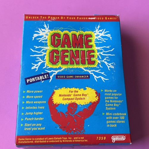 Game Genie Nintendo Gameboy 1992 Game Boy Brand New Ships Fast!