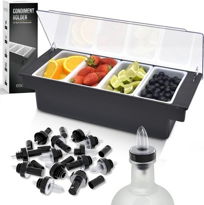 Bar Products Condiment Holder for Serving Container Chilled Garnish