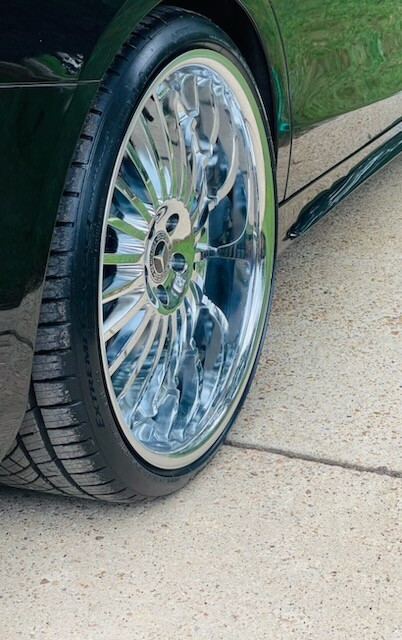 22-inch Premium CHROME Wheels Bentley GT GTC Flying Spur 2003-2011 GTX59 5x112