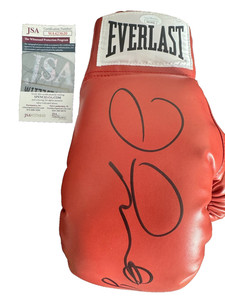 Floyd Mayweather Signed Autographed Red Boxing Glove JSA